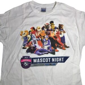 ACC Basketball Tournament Mascot Night T‎ Shirt  M Gildan Ultra Cotton college